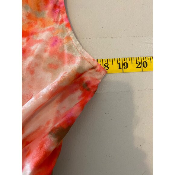 Jessica Howard Sleeveless Floral Dress w/ Belt Cowl Neck Multicolor Size 10 - Picture 6 of 9